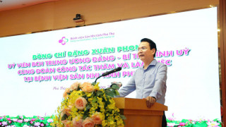 Phú Thọ: Đồng chí Đặng Xuân Phong Bí thư tỉnh ủy đến thăm Bệnh viện Sản Nhi tỉnh Phú Thọ