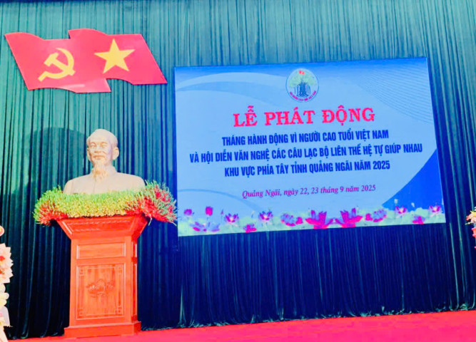 Quảng Ngãi phát động Tháng hành động vì Người cao tuổi Việt Nam năm 2025
