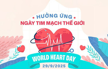 Hưởng ứng thông điệp "Đừng bỏ lỡ nhịp nào" trong ngày tim mạch Thế giới 29/9/2025