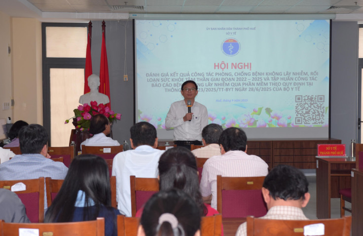 TP. Huế: Đánh giá công tác phòng chống bệnh không lây nhiễm giai đoạn 2022-2025.