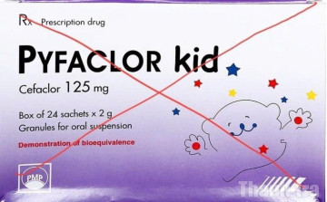 Thanh Hóa: Thu hồi lô thuốc cốm Pyfaclor Kid vi phạm chất lượng