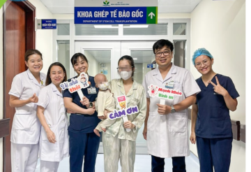 Ghép tế bào gốc tủy xương thành công – Bé gái 18 tháng bị giảm miễn dịch bẩm sinh hồi sinh kỳ diệu