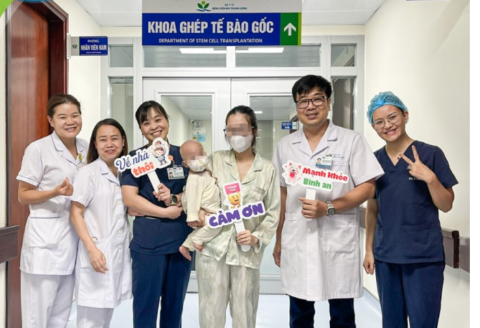 Ghép tế bào gốc tủy xương thành công – Bé gái 18 tháng bị giảm miễn dịch bẩm sinh hồi sinh kỳ diệu