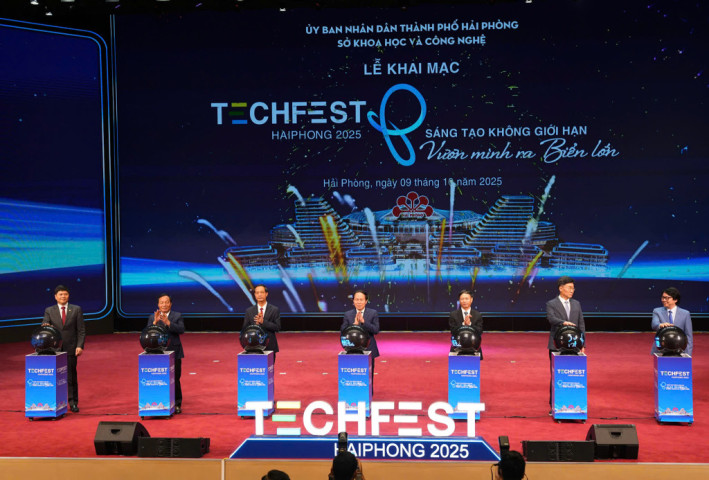 Techfest Hải Phòng 2025: Hơn 1.000 sản phẩm công nghệ và đổi mới sáng tạo được giới thiệu