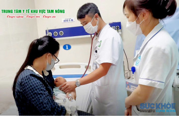 Phú Thọ: Trung tâm Y tế khu vực Tam Nông cấp cứu thành công một trường hợp trẻ sơ sinh bị Suy hô hấp cấp