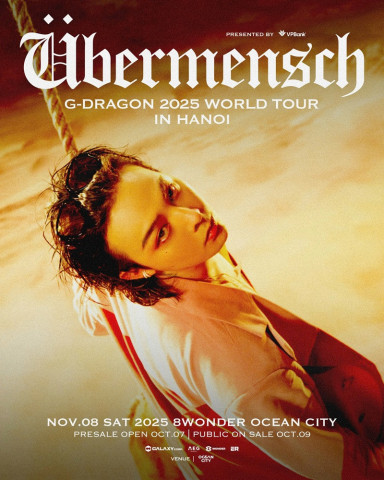 Cơn địa chấn G-DRAGON 2025 WORLD TOUR mở bán vé day 2 tại 8Wonder Ocean city