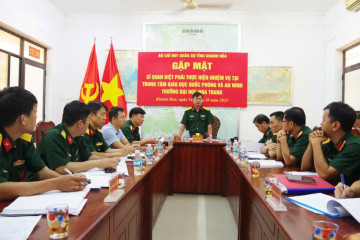 Khánh Hòa: Phát huy vai trò sĩ quan biệt phái trong công tác giáo dục quốc phòng – an ninh