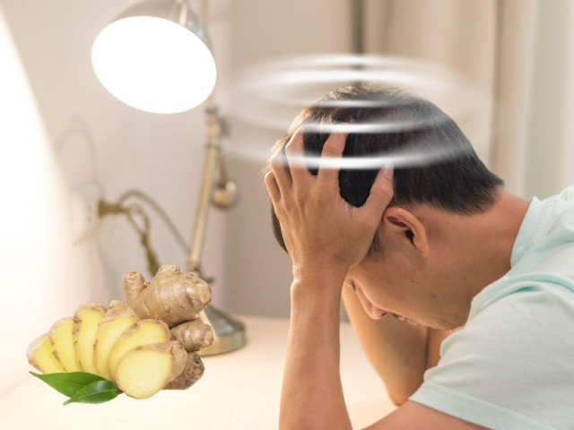 Thực hư chữa rối loạn tiền đình bằng gừng