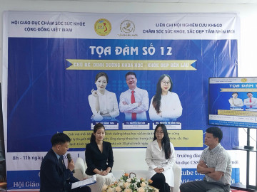 Tọa đàm số 12 của VACHE: “Dinh dưỡng khoa học – Khỏe đẹp bền lâu”