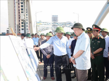 Tổng Bí thư Tô Lâm kiểm tra công tác khắc phục hậu quả bão, lụt tại Thái Nguyên