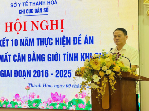 Chuyển biến tích cực trong kiểm soát mất cân bằng giới tính khi sinh ở Thanh Hóa