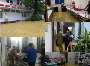 Bệnh viện lớn nhất miền Trung trong tâm lũ và cuộc chạy đua của những "chiến sĩ áo trắng"