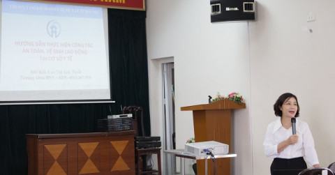 Hà Nội tập huấn thực hiện quy định vệ sinh lao động tại các cơ sở y tế