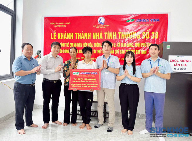 Thêm một mái ấm yêu thương cho trẻ em khuyết tật Phú Thọ