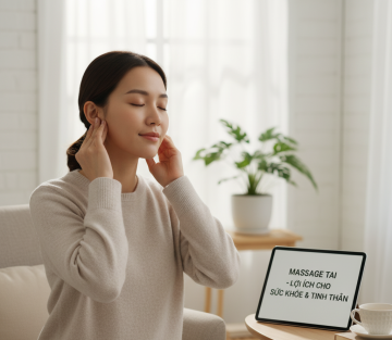 Tại sao nên massage tai?