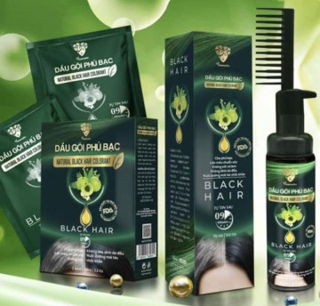 Thu hồi dầu gội phủ bạc Natural Black Hair Colorant vì là hàng giả