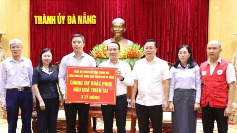 Thanh Hóa tiếp tục "chia ngọt sẻ bùi" cùng miền Trung khắc phục hậu quả thiên tai