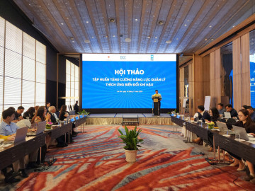 Tăng cường năng lực thích ứng biến đổi khí hậu, tạo nền tảng bảo vệ sức khỏe cộng đồng