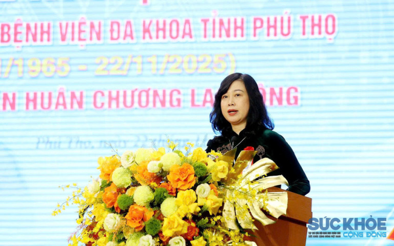 Bộ trưởng Bộ Y tế Đào Hồng Lan dự kỷ niệm 60 năm thành lập Bệnh viện Đa khoa tỉnh Phú Thọ