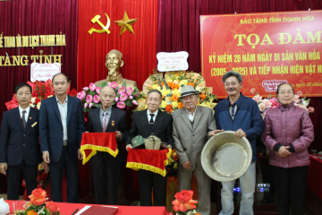Thanh Hóa kỷ niệm 20 năm Ngày Di sản Văn hóa Việt Nam, tiếp nhận gần 300 hiện vật quý