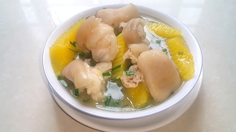 Cách nấu chân giò hầm đu đủ thơm ngon, bổ dưỡng cho cả gia đình