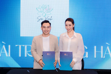 Hội Thiện Nguyện Sen Xanh mang tinh thần sẻ chia đến Hoa Hậu Trăng Khuyết 2025, doanh nhân Miu Wang đại diện ký kết