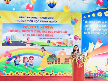Ngoại khóa giáo dục giao thông giúp học sinh tự giác và an toàn