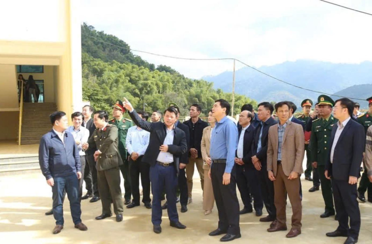 Chủ tịch UBND tỉnh Thanh Hoá kiểm tra khắc phục sạt lở, thăm khu tái định cư ở Mường Lát