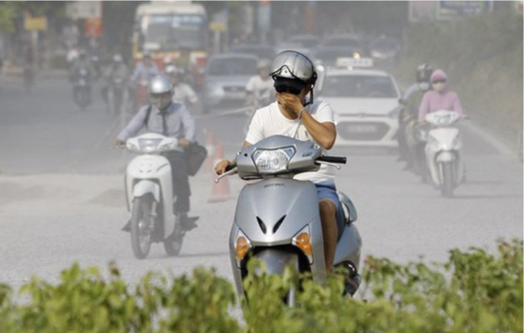 Hà Nội chìm trong ô nhiễm không khí: AQI duy trì mức đỏ, nguy hại đến sức khỏe cộng đồng