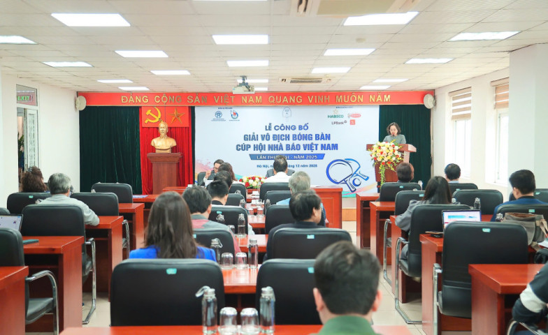 Chuẩn bị khởi tranh Giải Vô địch Bóng bàn Cúp Hội Nhà báo Việt Nam 2025
