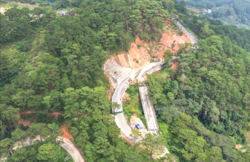 Lâm Đồng khôi phục lưu thông đèo D’ran sau hơn 40 ngày sạt lở