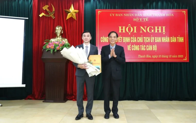 Thanh Hóa có tân Phó Giám đốc Sở Y tế