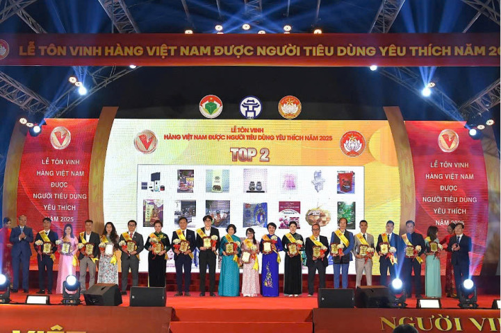 Gạo Hapro thượng hạng ST25 được vinh danh Top 2 "Hàng Việt Nam được người tiêu dùng yêu thích" năm 2025