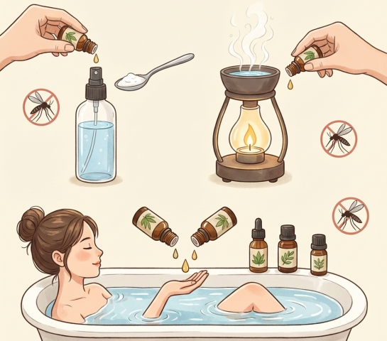 Mách bạn cách làm tinh dầu đuổi muỗi tại nhà