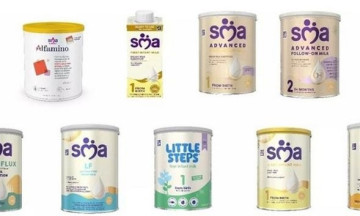 Bộ Y tế cảnh báo liên quan đến một số lô sữa bột nhãn hiệu Beba và Alfamino