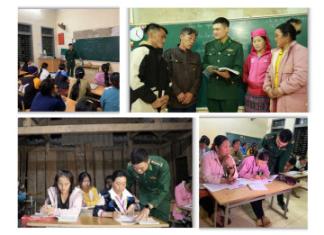 Bước chân thầm lặng "gieo chữ", giữ biên cương