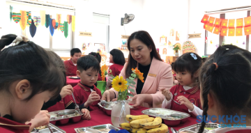 Trường mầm non Quảng An: Nơi mỗi đứa trẻ được chăm sóc như trong chính gia đình mình