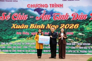 Thanh Hóa tổ chức chương trình “Tết sẻ chia – Ấm tình dân bản” tại các xã biên giới