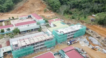 Đẩy nhanh tiến độ thi công trường nội trú liên cấp, nâng cao chất lượng giáo dục vùng biên