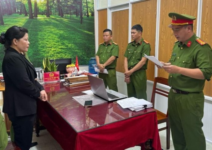 Bắt giữ nguyên hiệu trưởng trường mầm non lập khống hồ sơ, rút 500 triệu từ ngân sách