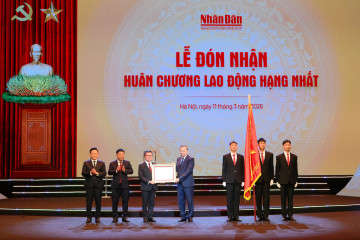 Báo Nhân Dân đón nhận Huân chương Lao động hạng Nhất: Dấu mốc của báo chí cách mạng Việt Nam