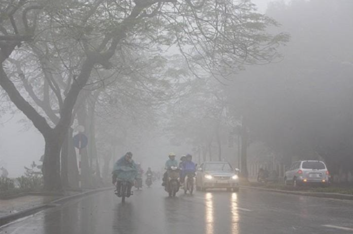 Thời tiết 22/3: Miền Bắc nhiều mây, có mưa và sương mù