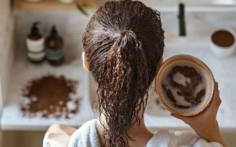 Mẹo dưỡng tóc bằng cà phê đơn giản, hiệu quả
