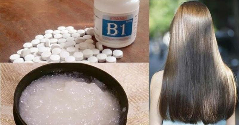 Mẹo làm tóc nhanh dài bằng cách ủ tóc với vitamin B1