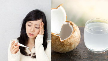 Sốt xuất huyết có nên uống nước dừa?