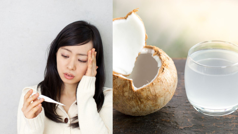 Sốt xuất huyết có nên uống nước dừa?