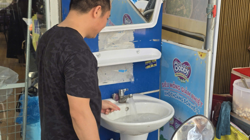 Nước sinh hoạt nổi bọt ở Thanh Hóa:  Cơ quan chức năng vào cuộc