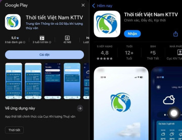 Theo dõi thời tiết sát từng giờ: Ứng dụng KTTV cập nhật dữ liệu 10 phút/lần