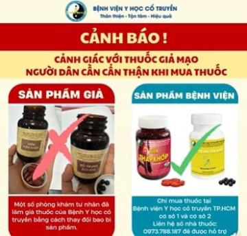 Cảnh báo thuốc giả chữa xương khớp