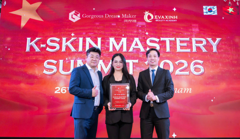 Ms. Vũ Thị Mỹ Linh được vinh danh "Bàn tay vàng Spa" tại Fabia 2026